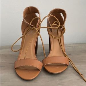 Missguided Leather strap Sandals
